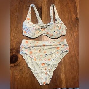 Maeve by Anthropology High-Waisted Bikini Set